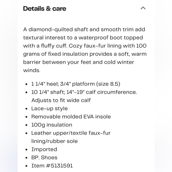 NIB Sorel Tofino II Women's Quilted Black/Stone Waterproof Winter Boots, 8.5M - Picture 8 of 8